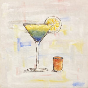 A painting called Cocktail, artist Anonymous