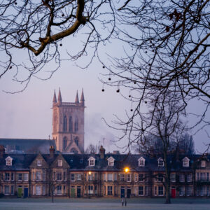 St Johns in Frost, a landscape photograph by Phil Staudacher