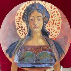 Sienese Saint, an oil painting by artist Antonia Robertson